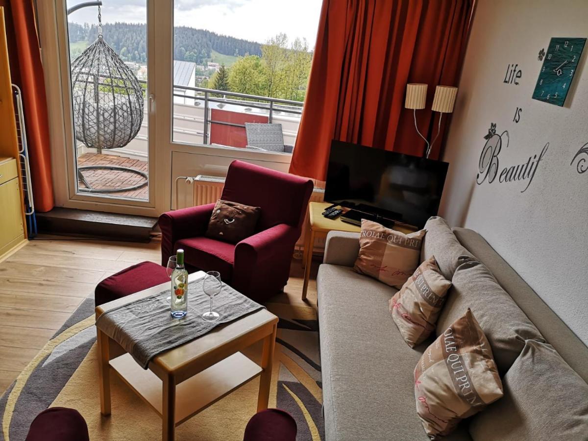 2 Raum Ferienwohnung Sonnenschein Sankt Englmar Esterno foto